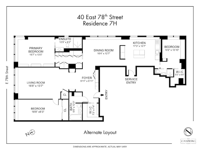 40 E 78th St Unit 7-H, New York City, NY 10075 - property floor plan