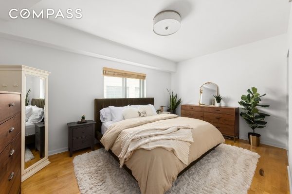 133 Water St Unit 3D, New York City, NY 11201 - bedroom featuring light wood-type flooring