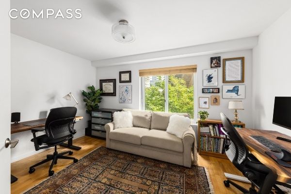 133 Water St Unit 3D, New York City, NY 11201 - home office with wood finished floors