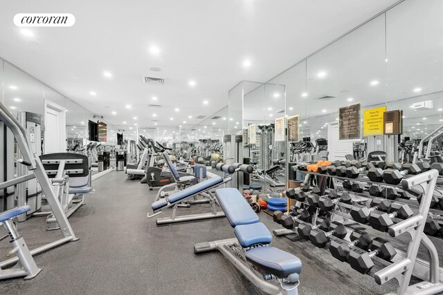 351 E 51st St Unit Ph7A, New York City, NY 10022 - view of gym