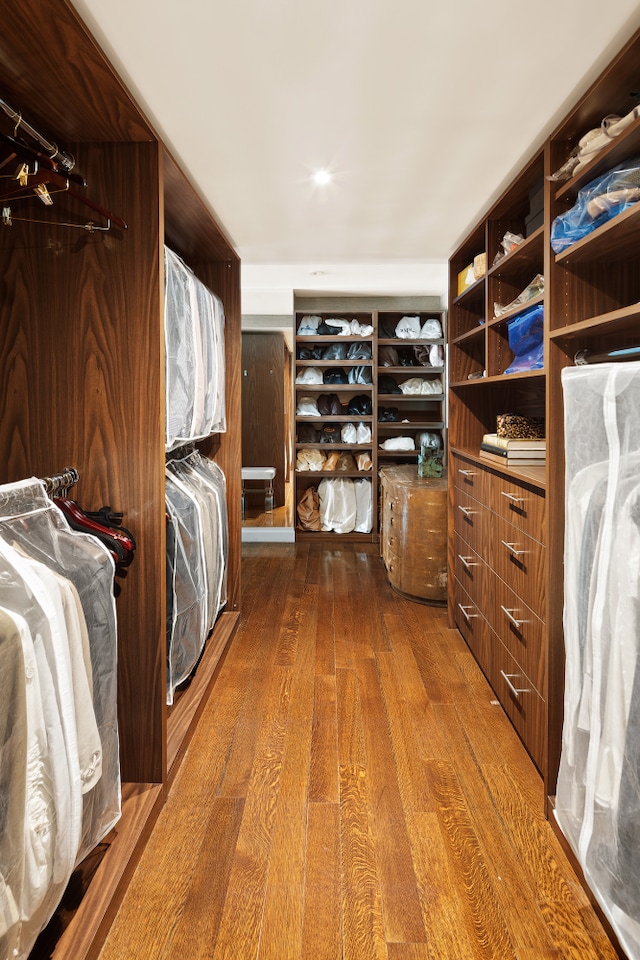 200 E 66th St Unit E307, New York City, NY 10065 - walk in closet with wood finished floors