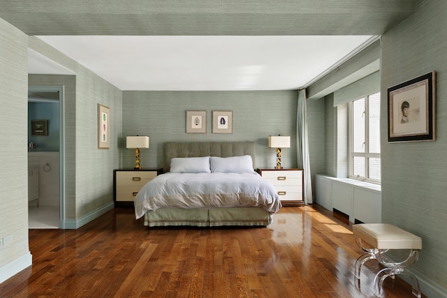 200 E 66th St Unit E307, New York City, NY 10065 - bedroom featuring hardwood / wood-style floors and baseboards