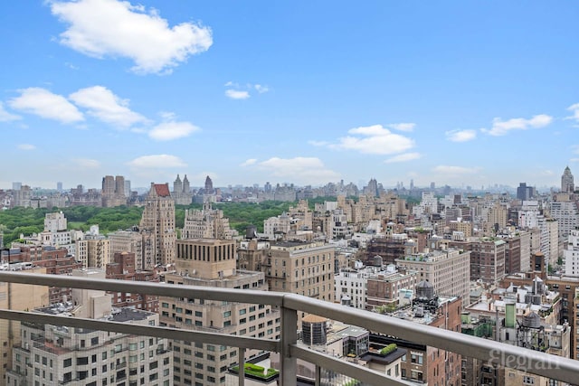 118 E 60th St Unit 33/32Duplex, New York City, NY 10022 - balcony featuring a skyline view