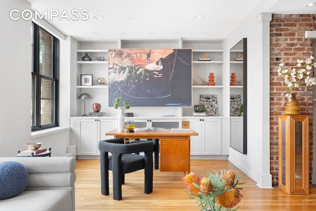120 W 20th St Ph, Ph, New York City, NY 10011 - office space featuring light wood finished floors and built in shelves