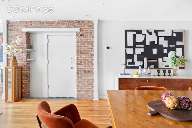 120 W 20th St Ph, Ph, New York City, NY 10011 - dining space featuring light wood-type flooring