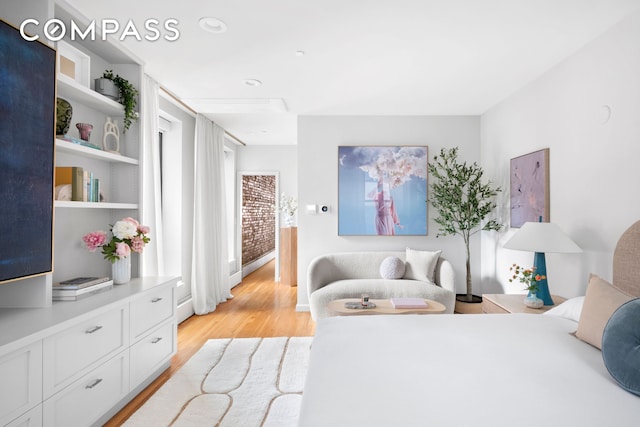 120 W 20th St Ph, Ph, New York City, NY 10011 - bedroom with light wood-type flooring and recessed lighting