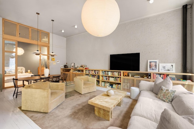 132 Greene St Unit 3R, New York City, NY 10012 - living area with wood finished floors
