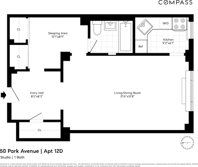 50 Park Ave Unit 12D, New York City, NY 10016 - property floor plan