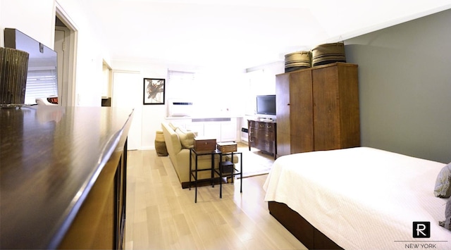 233 E 69th St Unit 3-O, New York City, NY 10021 - bedroom with light wood-style flooring