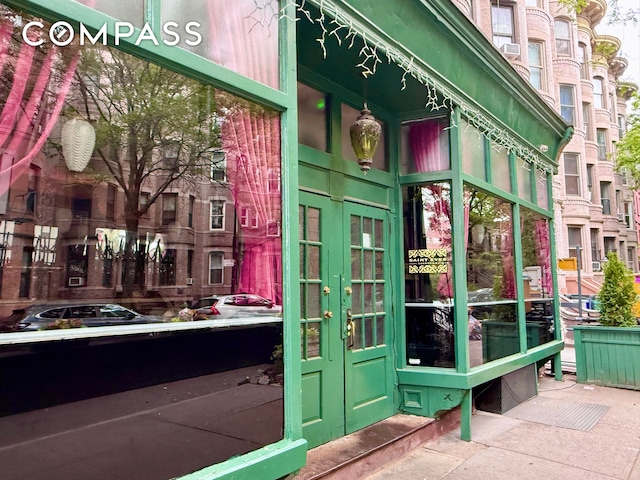 491 12th St Unit 2, New York City, NY 11215 - view of exterior entry with french doors