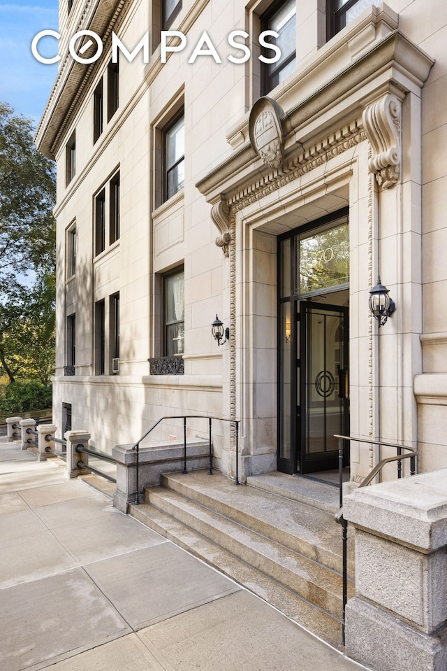 270 Riverside Dr Unit 2C, New York City, NY 10025 - entrance to property featuring stone siding