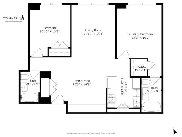 40 W 116th St Unit B302, New York City, NY 10026 - home floor plan