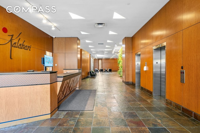 40 W 116th St Unit B302, New York City, NY 10026 - reception area featuring wood walls