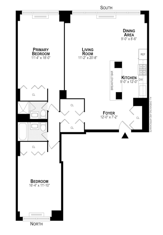 7 E 14th St Unit 905, New York City, NY 10003 - property floor plan