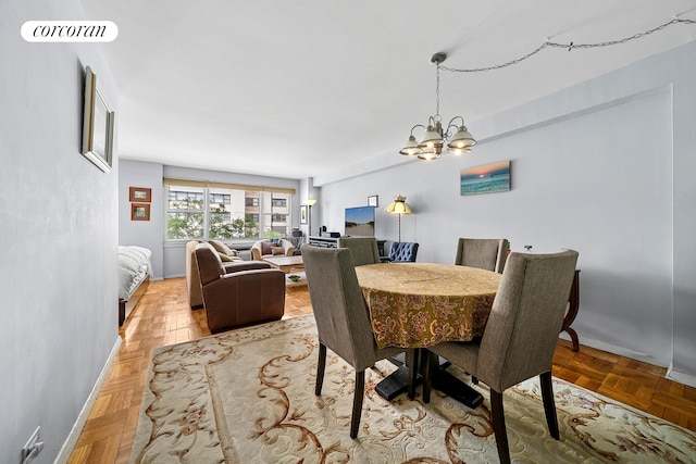 201 E 37th St Unit 4F, New York City, NY 10016 - dining space with a chandelier