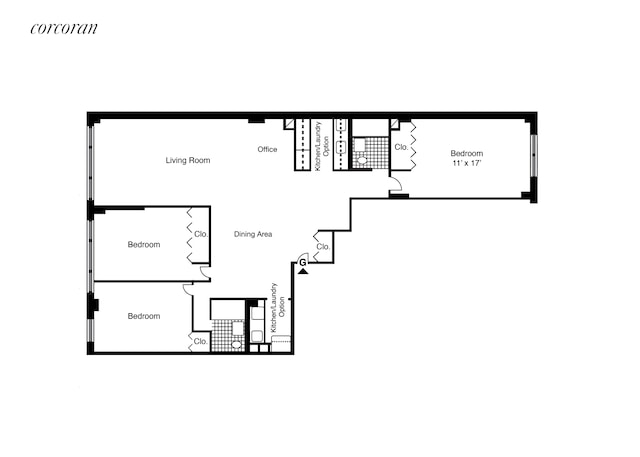 201 E 37th St Unit 4Fg, New York City, NY 10016 - property floor plan