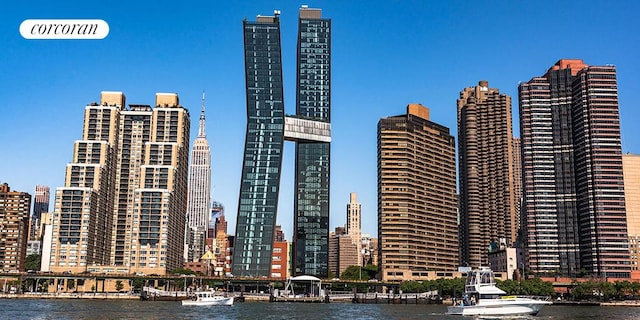 201 E 37th St Unit 4Fg, New York City, NY 10016 - view of city skyline with a nearby body of water