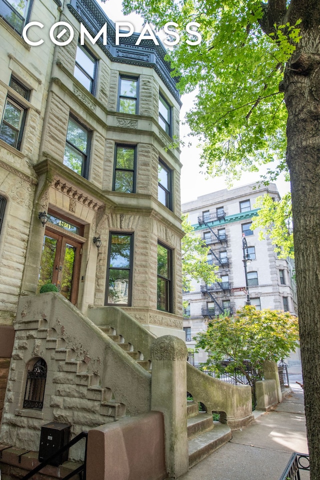 430 W 147th St, New York City, NY 10031 - view of property featuring stairs