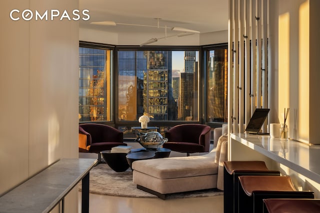 301 W 57th St Unit 36C, New York City, NY 10019 - common area with a city view