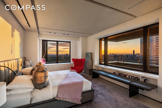 301 W 57th St Unit 36C, New York City, NY 10019 - bedroom with carpet flooring