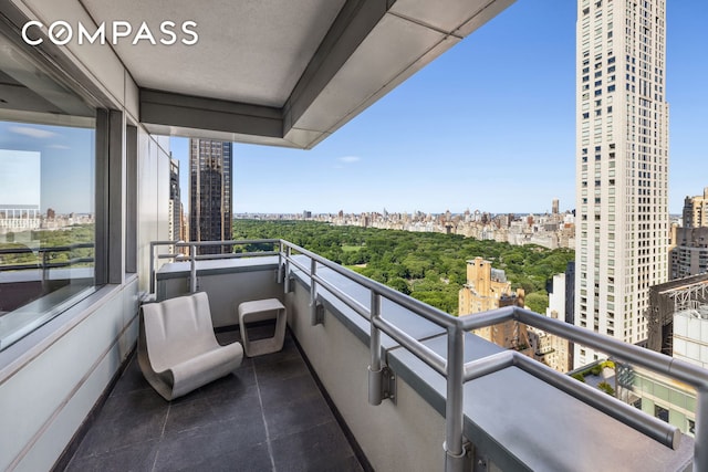 301 W 57th St Unit 36C, New York City, NY 10019 - balcony featuring a city view