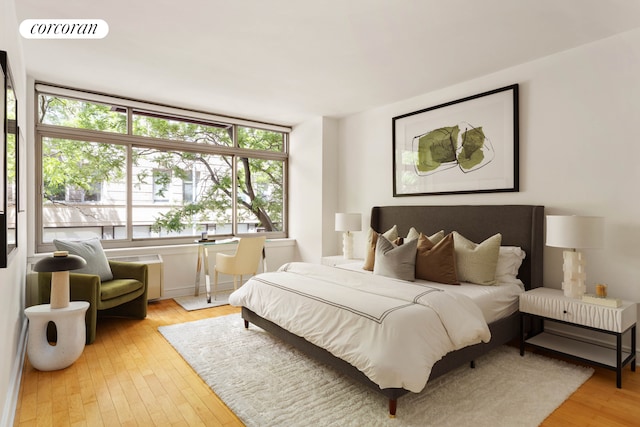 99 Jane St Unit 2J, New York City, NY 10014 - bedroom with light wood-style flooring