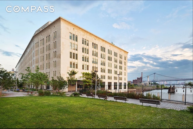184 Kent Ave Unit D101, New York City, NY 11249 - view of property featuring a water view