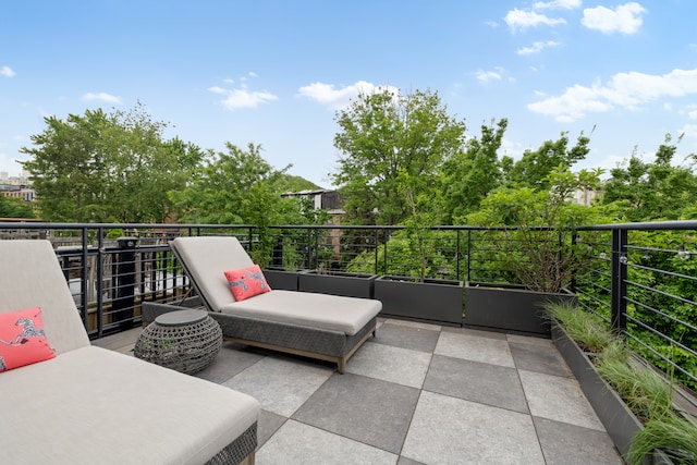 146 St Johns Place, New York City, NY 11217 - view of patio with a balcony