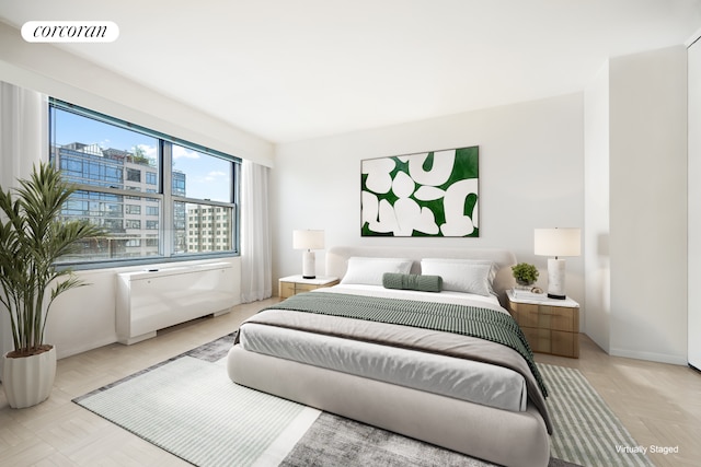 360 E 72nd St Unit C2003, New York City, NY 10021 - bedroom with baseboards