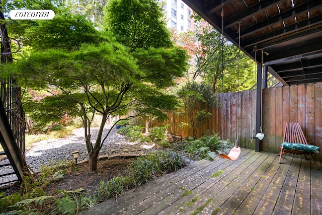 151 Herkimer St, New York City, NY 11216 - view of wooden deck