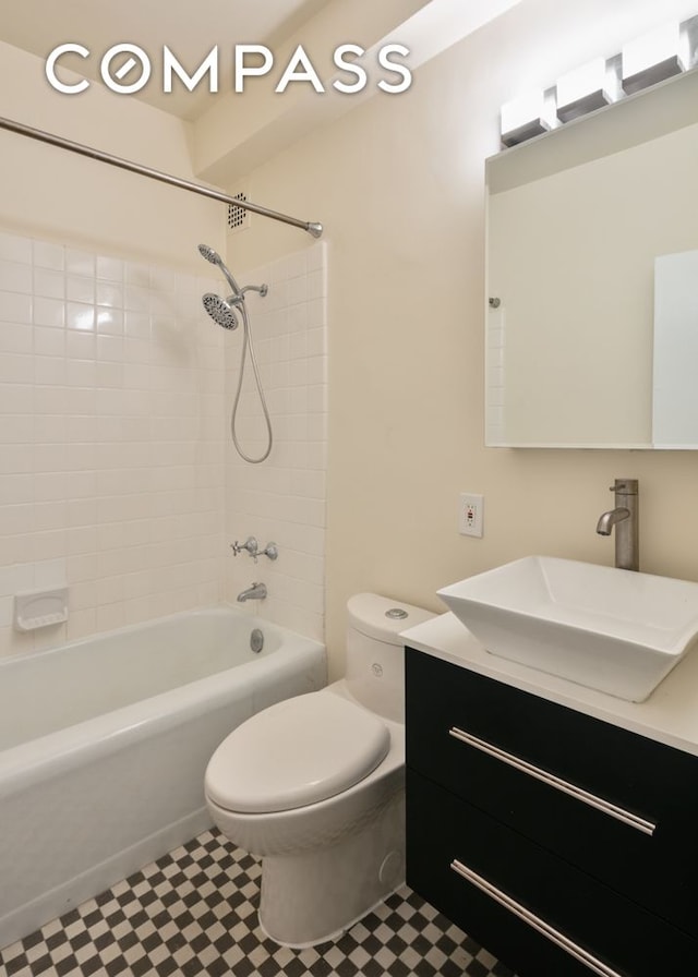 80 Park Ave Unit 12F, New York City, NY 10016 - bathroom featuring vanity and shower / tub combination