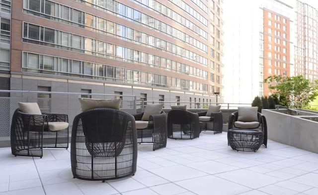 2 River Ter Unit 18F, New York City, NY 10282 - view of patio