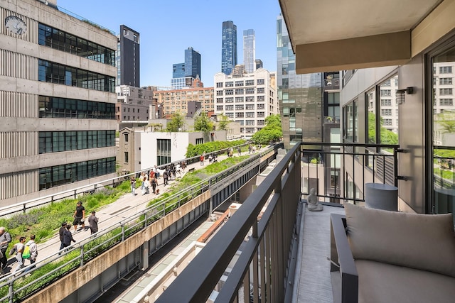 231 10th Ave Unit 5A, New York City, NY 10011 - balcony featuring a skyline view