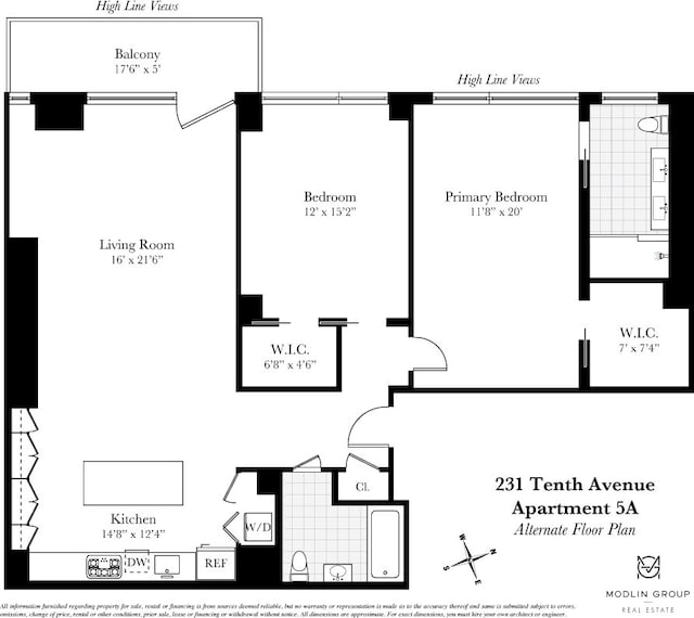 231 10th Ave Unit 5A, New York City, NY 10011 - room layout