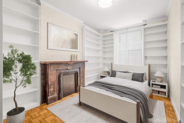 350 W 48th St Unit 1W, New York City, NY 10036 - bedroom with a fireplace