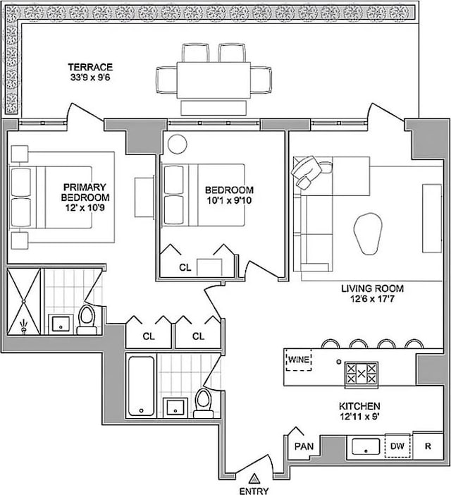 199 Bowery Unit 2D, New York City, NY 10003 - property floor plan
