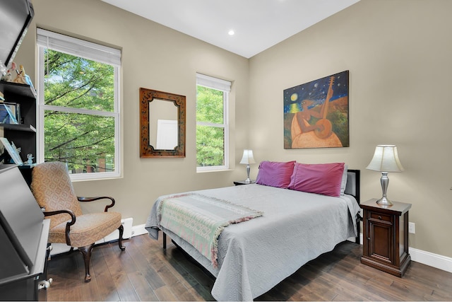 459 Vanderbilt Ave, New York City, NY 11238 - bedroom with dark wood-type flooring and recessed lighting