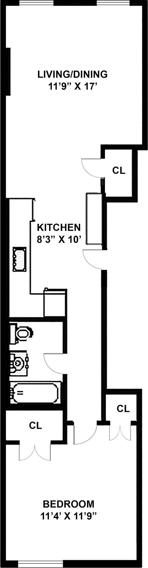 3 4th Pl Unit 6, New York City, NY 11231 - home floor plan