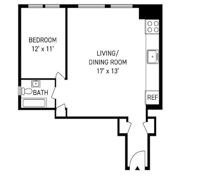825 Walton Ave Unit 5H, New York City, NY 10451 - view of property floor plan