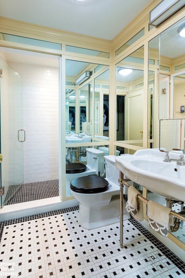 2 Beekman Pl Unit 5Ag, New York City, NY 10022 - bathroom with toilet and a stall shower