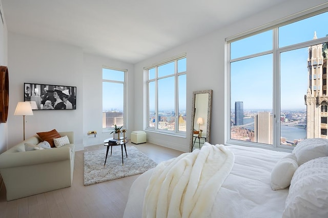 30 Park Pl Unit 64B, New York City, NY 10007 - bedroom featuring wood finished floors and baseboards
