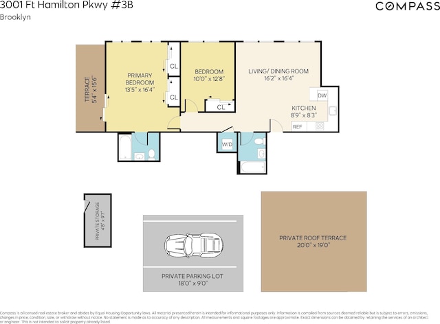 3001 Fort Hamilton Pkwy Unit 3B, New York City, NY 11218 - property floor plan