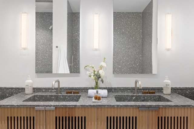 30 Front St Unit 28C, New York City, NY 11201 - bathroom featuring double vanity and a shower