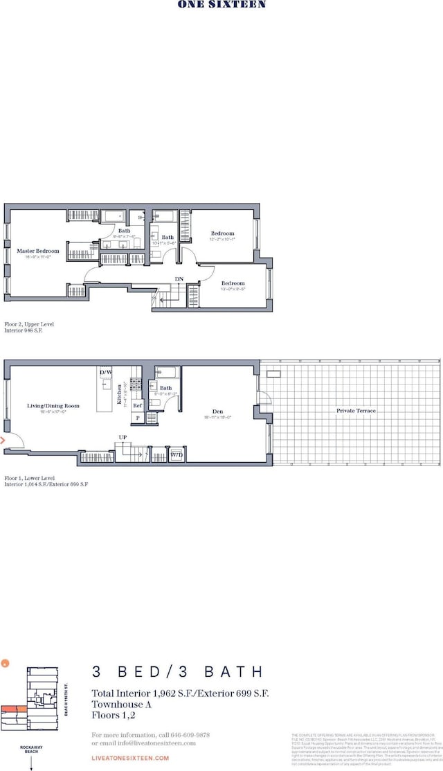 133 Bch 116th St Tha, Unit Tha, New York City, NY 11694 - property floor plan