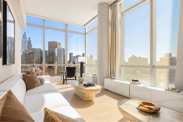 400 Park Ave S Unit 26C, New York City, NY 10016 - sunroom / solarium with a view of skyline