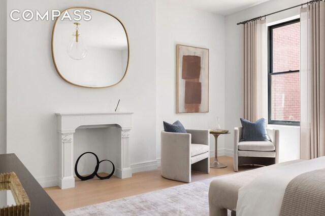 53 W 85th St, New York City, NY 10024 - bedroom featuring wood finished floors and baseboards