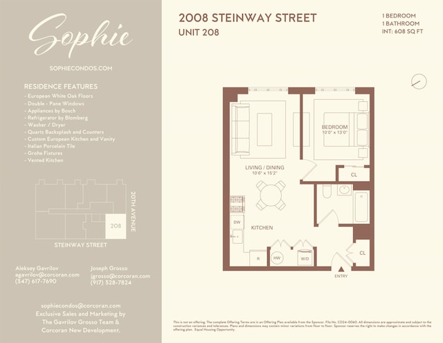 20-08 Steinway St Unit 208, New York City, NY 11105 - room layout