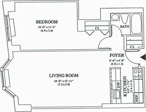 350 Albany St Unit 12-C, New York City, NY 10280 - room layout
