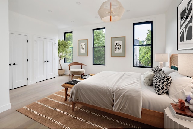 45 Cornelia St, New York City, NY 11221 - bedroom with wood finished floors and multiple closets