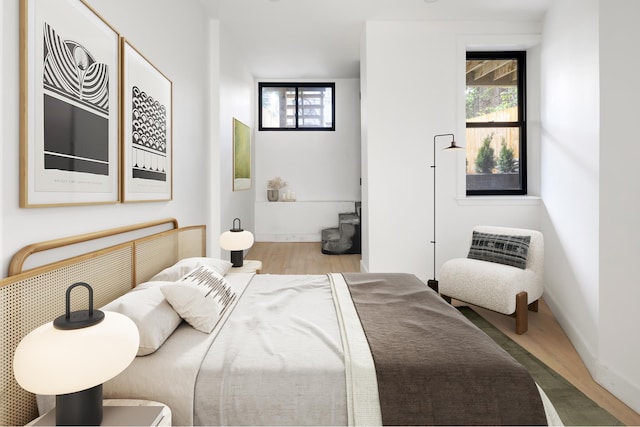 45 Cornelia St, New York City, NY 11221 - bedroom featuring wood finished floors